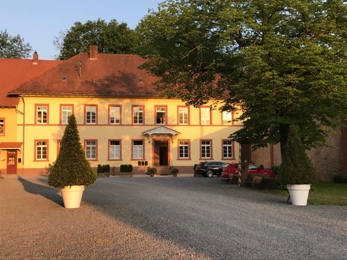 Elegantes Gaesteapartment Verano In Schloss Und Hofgut Langenzell Wiesenbach المظهر الخارجي الصورة